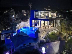 Striking villa with terraced garden